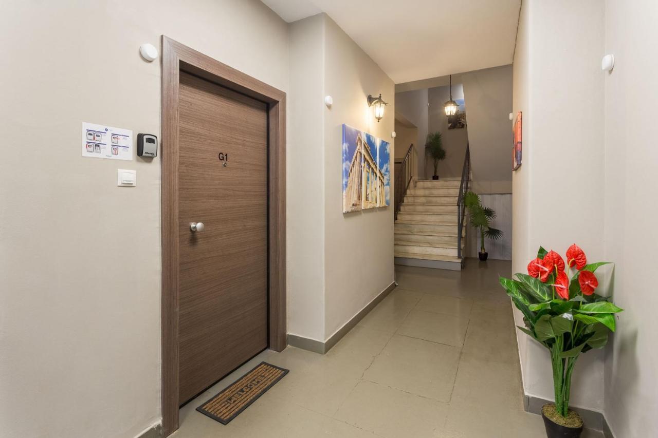 Homely Apartments By Athens Stay Exteriör bild